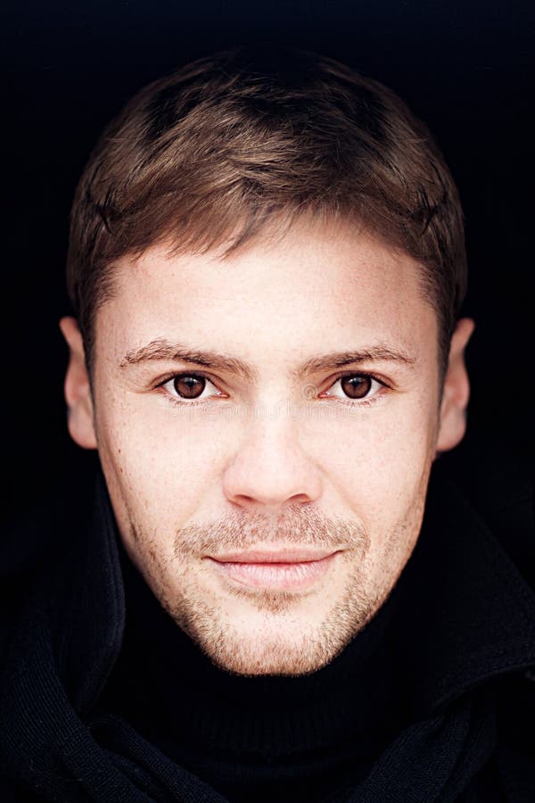 Portrait Of Young Man With Brown Eyes Stock Image Image 22529275