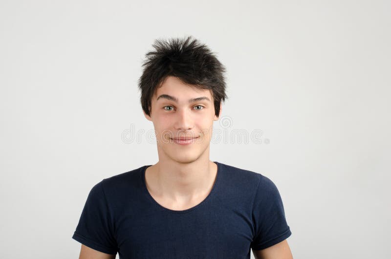 Portrait of a Young Man with Crazy Hair Style. Bad Hair Cut Day. Stock  Photo - Image of concept, fashion: 37847228
