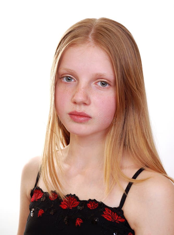 Portrait of young model stock image. Image of women, dress 2468379