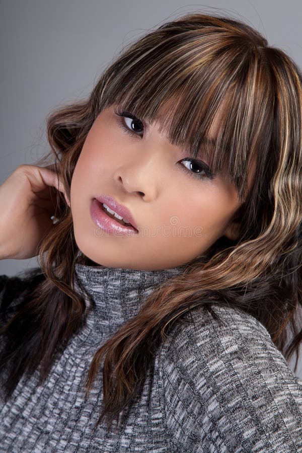 Portrait of young woman royalty free stock image