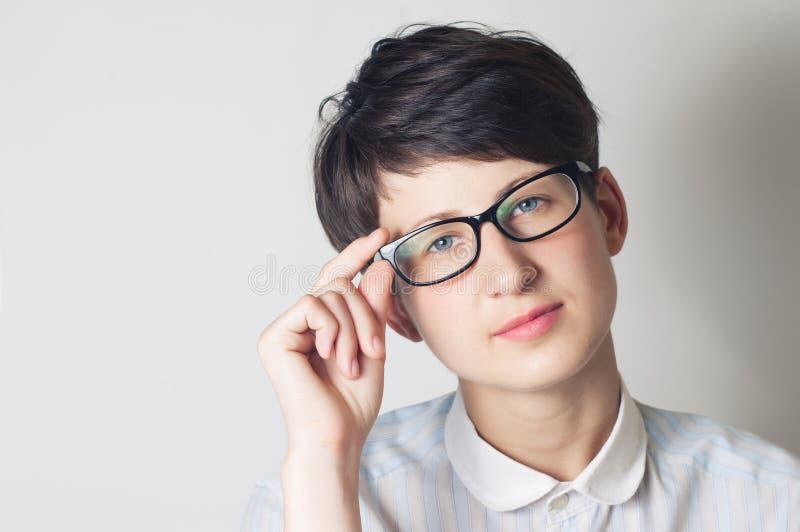 Portrait of a young woman. stock image Portrait of a young woman. stock image