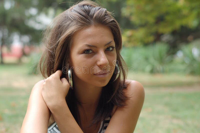 Portrait of young women