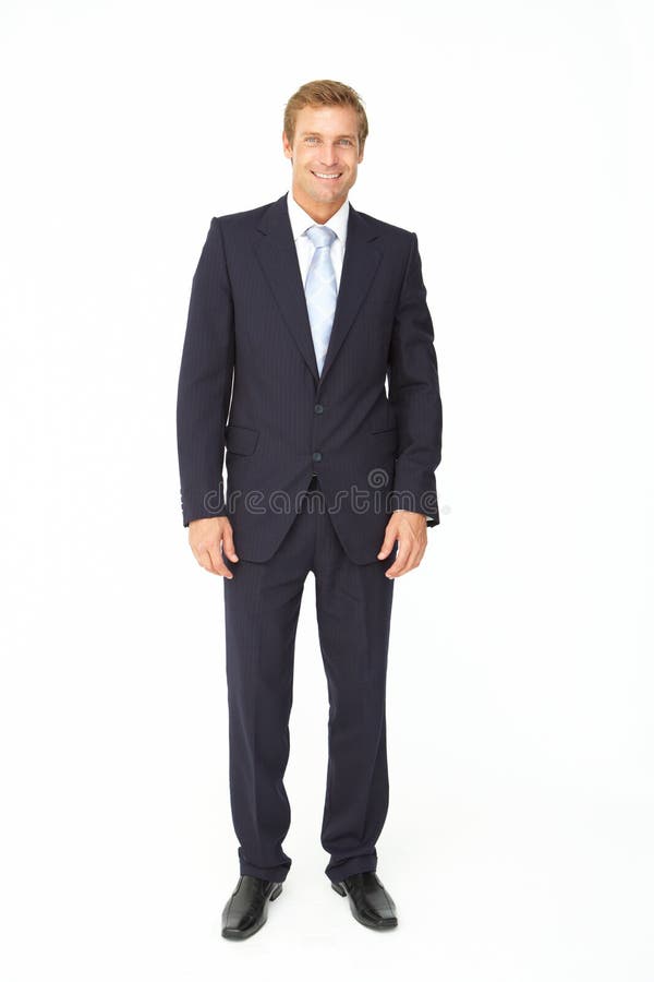 Portret biznesowy mężczyzna w kostiumu