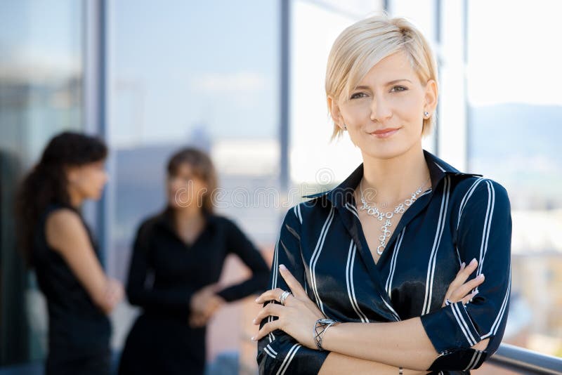 Portret de femeie de afaceri stock images