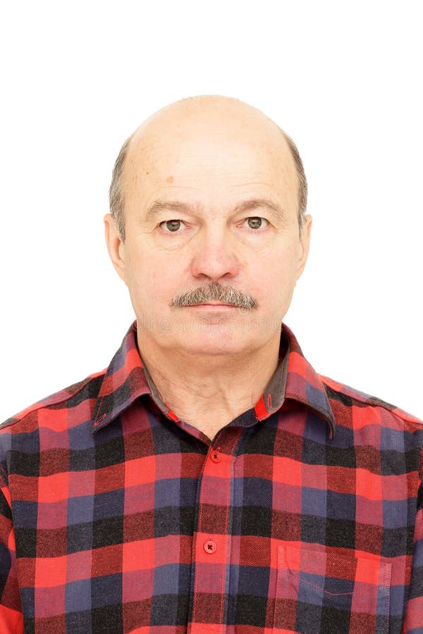 Portret dla paszporta obrazy royalty free