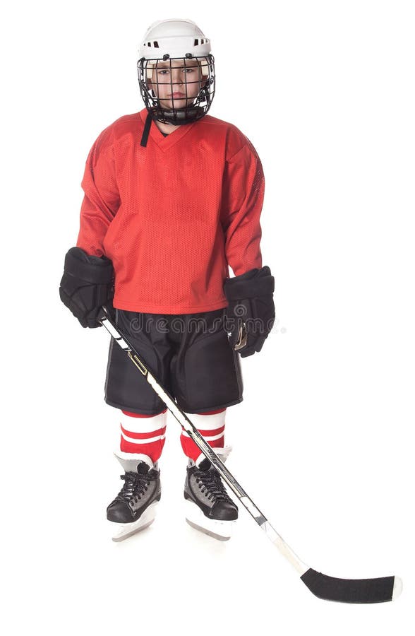 Portret lodowy gracz w hokeja