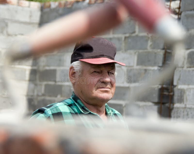portret majstra budowlanego senior obrazy stock portret majstra budowlanego senior obrazy stock