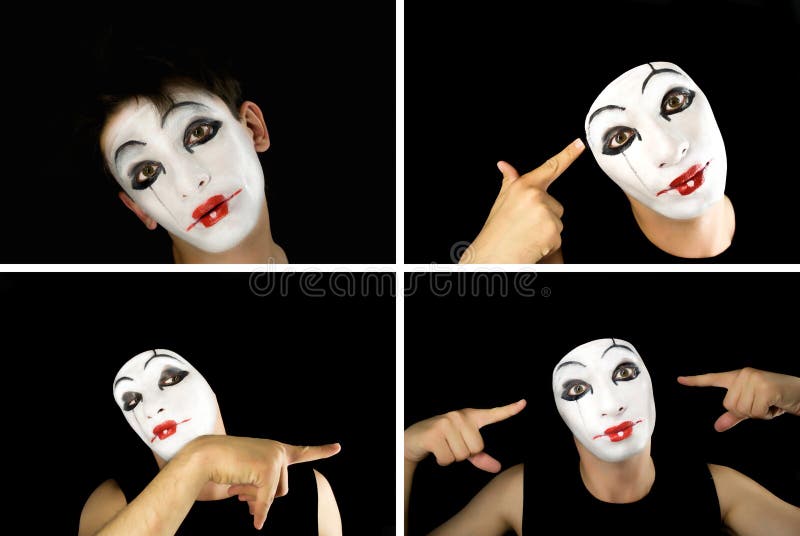 Portret of the mime