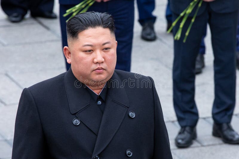 Portret sekretarka - genera? DPRK korei p??nocnej Kim Jong UN obraz stock Portret sekretarka - genera? DPRK korei p??nocnej Kim Jong UN obraz stock