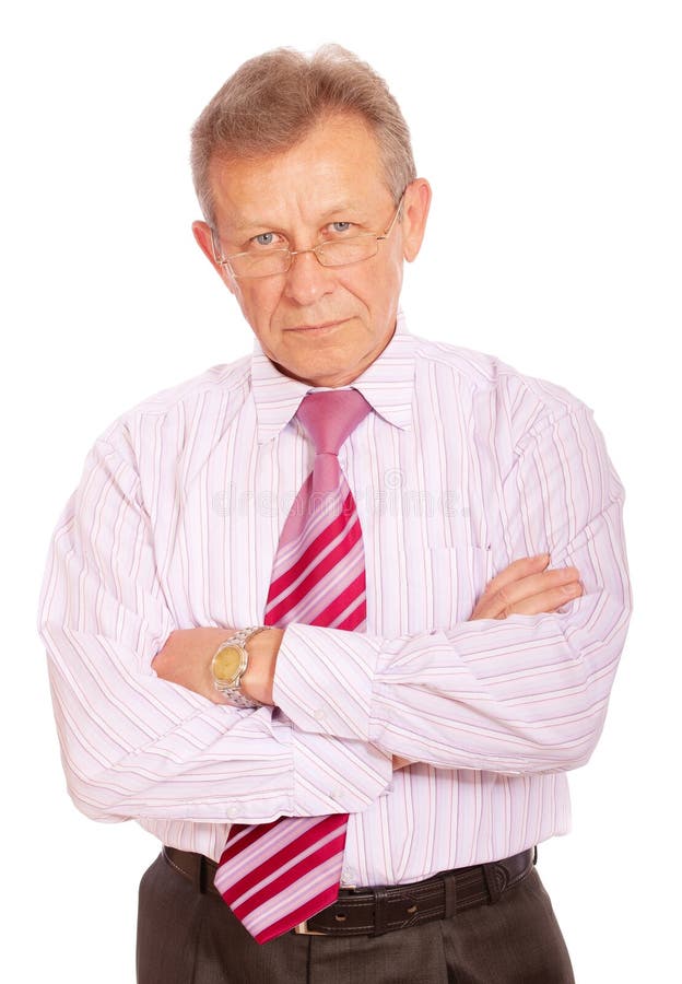 Portret van de hogere bedrijfsmens royalty-vrije stock afbeeldingen Portret van de hogere bedrijfsmens royalty-vrije stock afbeeldingen