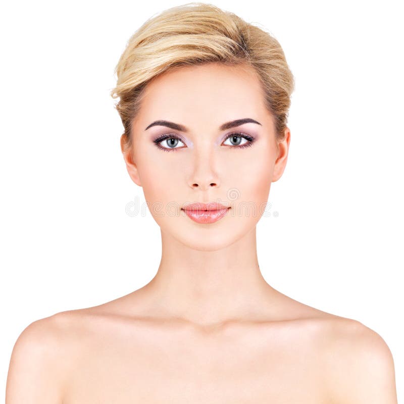 Portret van de mooie vrouw stock afbeeldingen Portret van de mooie vrouw stock afbeeldingen