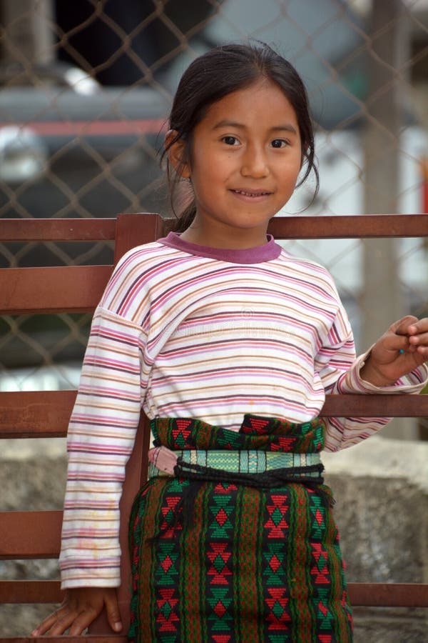 Portret van een Mayan kind