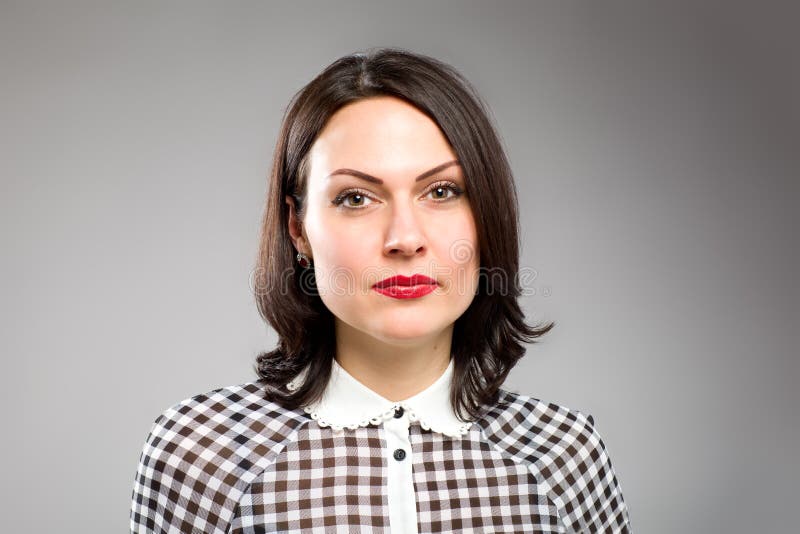 Portret van gelukkige jonge bedrijfsvrouw stock afbeelding Portret van gelukkige jonge bedrijfsvrouw stock afbeelding
