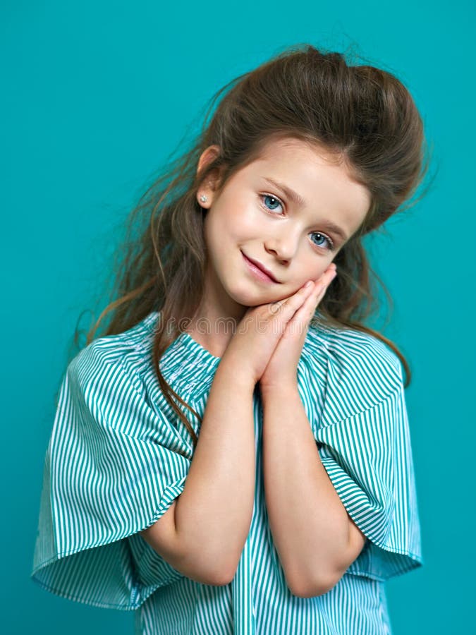 Portret van het mooie kind royalty-vrije stock fotografie