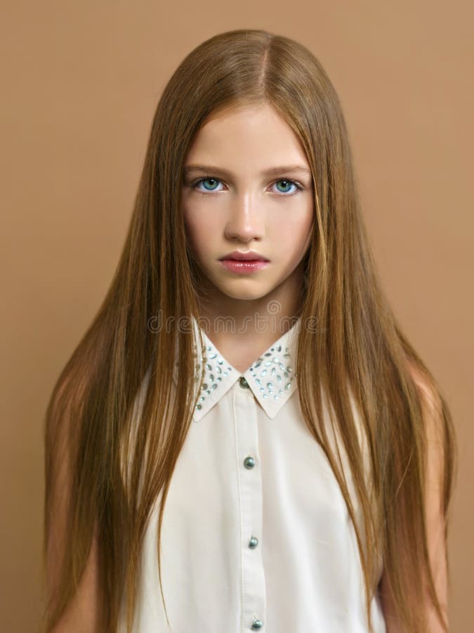 Portret van het mooie kind royalty-vrije stock foto's