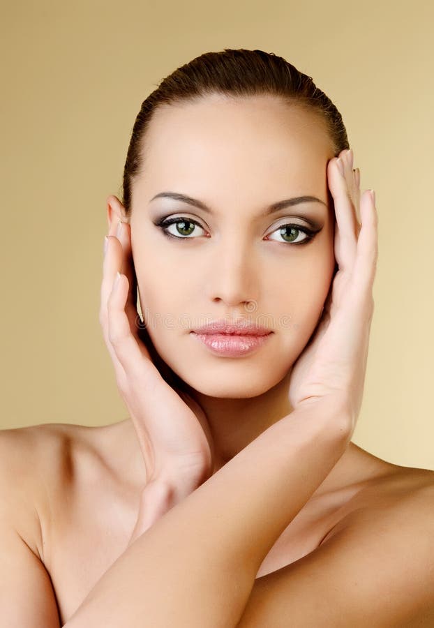 Portret van een vrouw stock foto