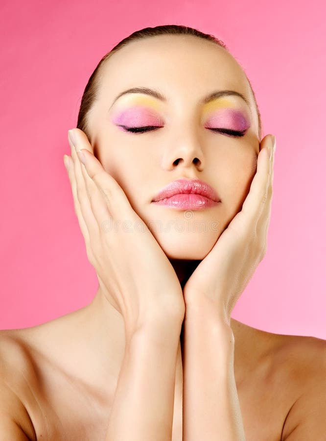 Portret van een vrouw stock fotografie