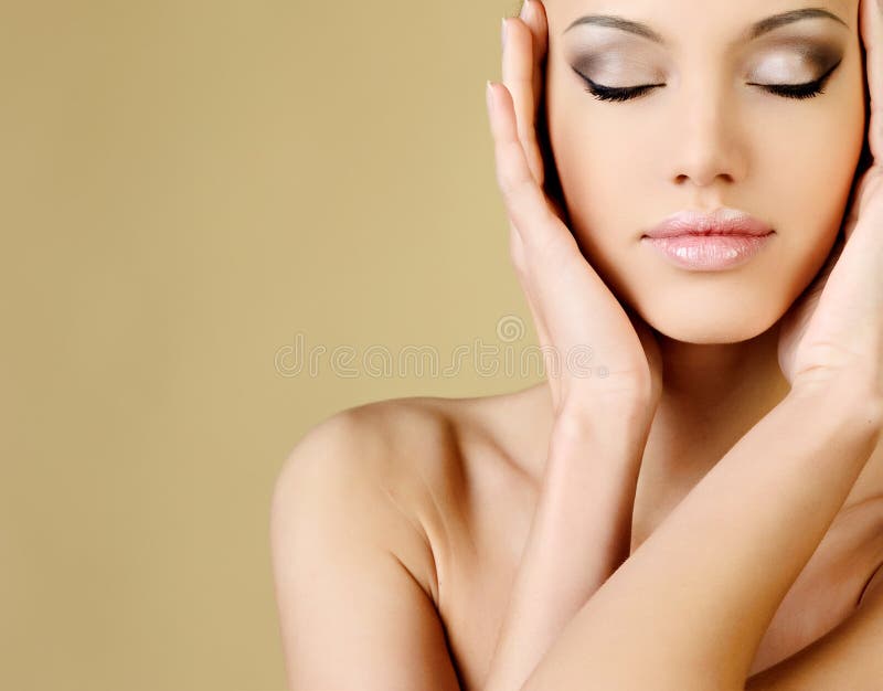 Portret van een vrouw stock fotografie