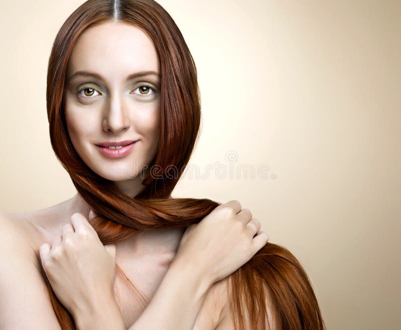 Portret van een vrouw royalty-vrije stock afbeeldingen