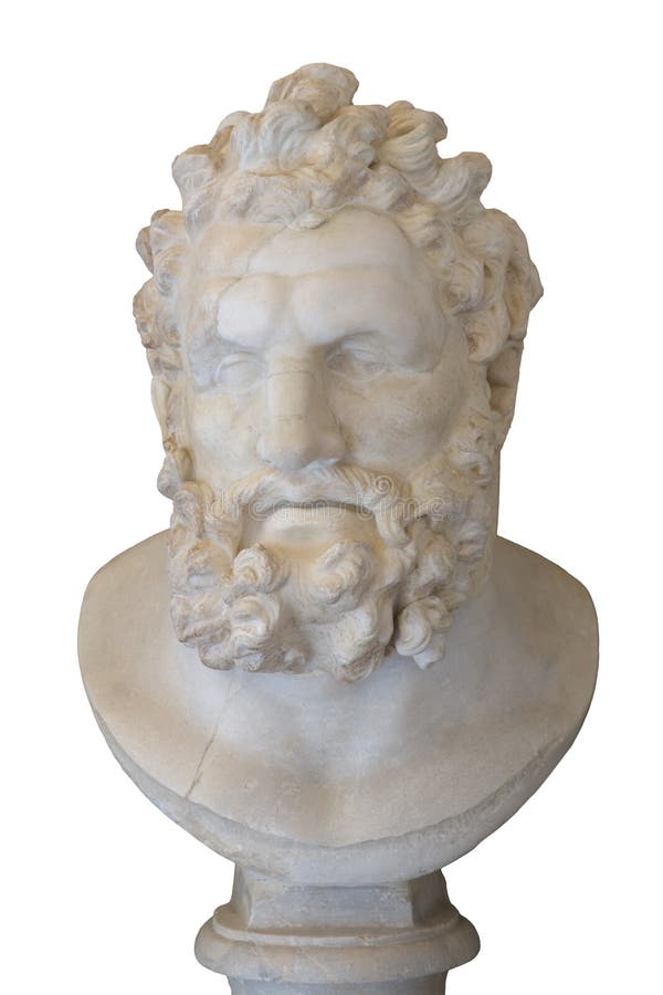 Ancient Roman portrait bust of a man. Ancient Roman portrait bust of a man