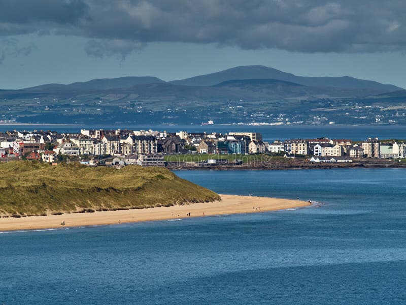 Portrush, Irlanda do Norte fotografia de stock Portrush, Irlanda do Norte fotografia de stock