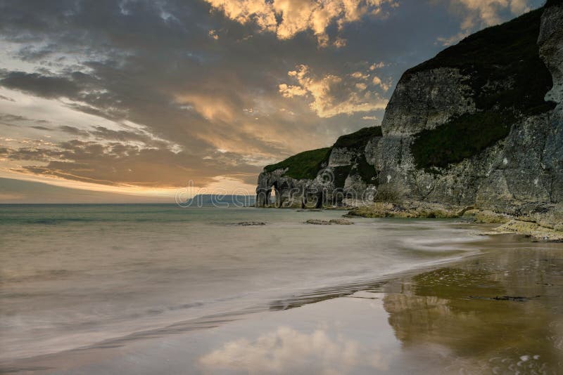 Portrush Whiterocks Beach, Northern Ireland Stock Photo Image of