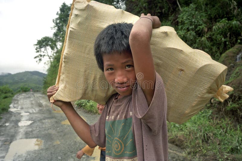 Porträt des Lächelns, arbeitend, philippinischer Junge stockbild Porträt des Lächelns, arbeitend, philippinischer Junge stockbild