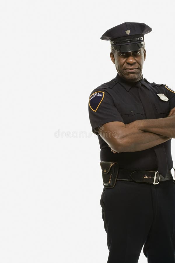 Porträt eines Polizeibeamten