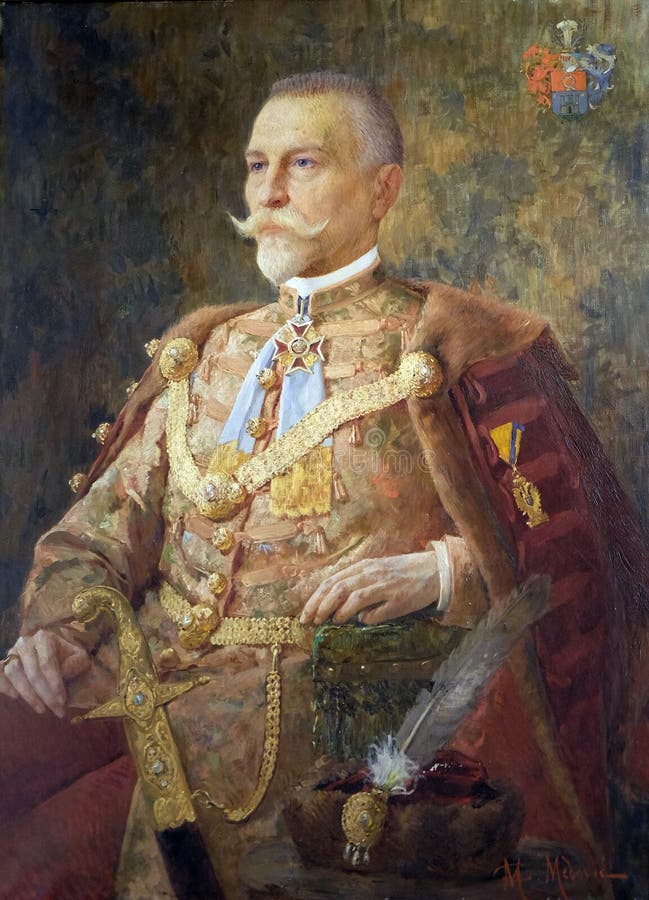 Porträt von Adolf pl Mosinski, Bürgermeister von Zagreb 1892-1904 lizenzfreie stockfotos Porträt von Adolf pl Mosinski, Bürgermeister von Zagreb 1892-1904 lizenzfreie stockfotos