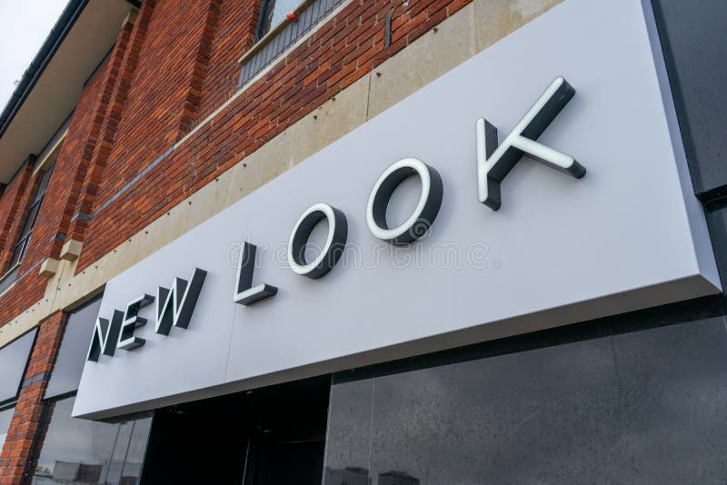 A New Look Sign on the Exterior of a New Look Shop Editorial Stock ...