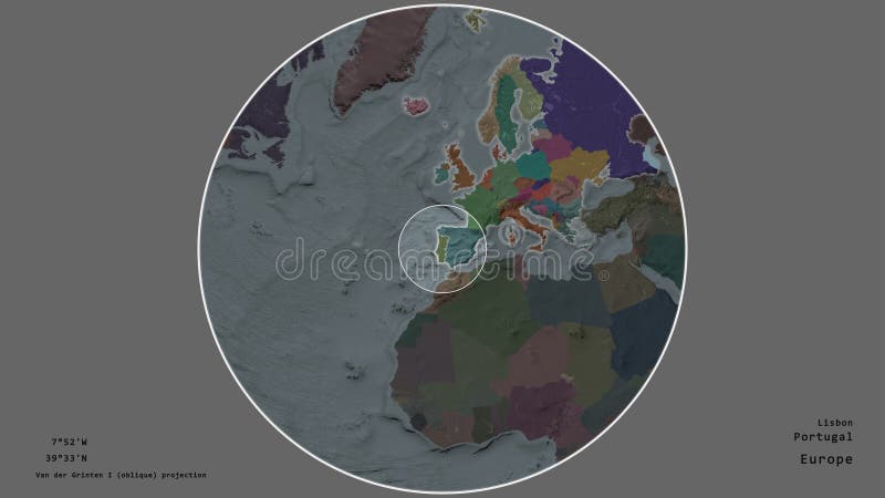 Portugal Marked By Blue In Grey Political Map Of Europe. Vector  Illustration. Stock Photo, Picture and Royalty Free Image. Image 90281757.