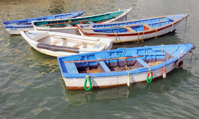 Portugal, area of Algarve, Tavira:fishing barks