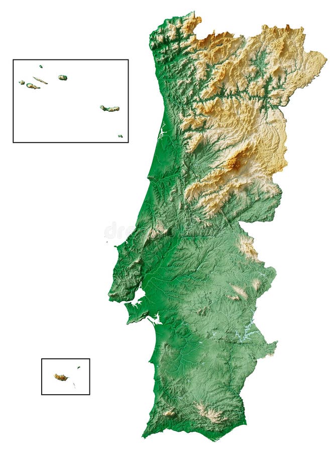 Map of Portugal central area and Madeira/Azores Islands (source: Google