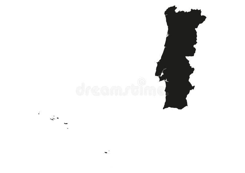 Portugal Country Map Stock Illustration - Download Image Now - Portugal, Map,  Vector - iStock