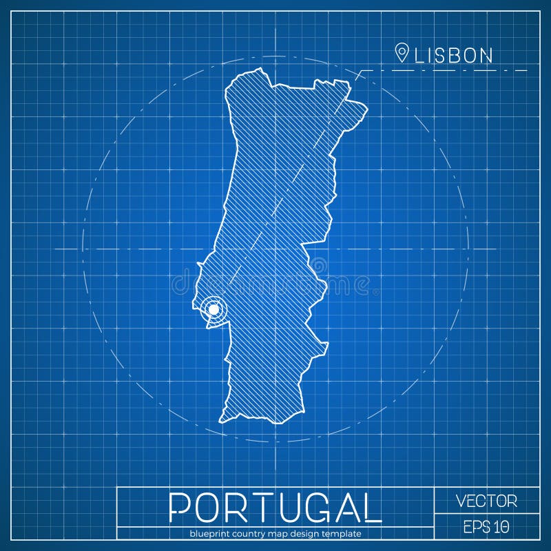 Portugal Marked By Blue In Grey Political Map Of Europe. Vector  Illustration. Stock Photo, Picture and Royalty Free Image. Image 90281757.