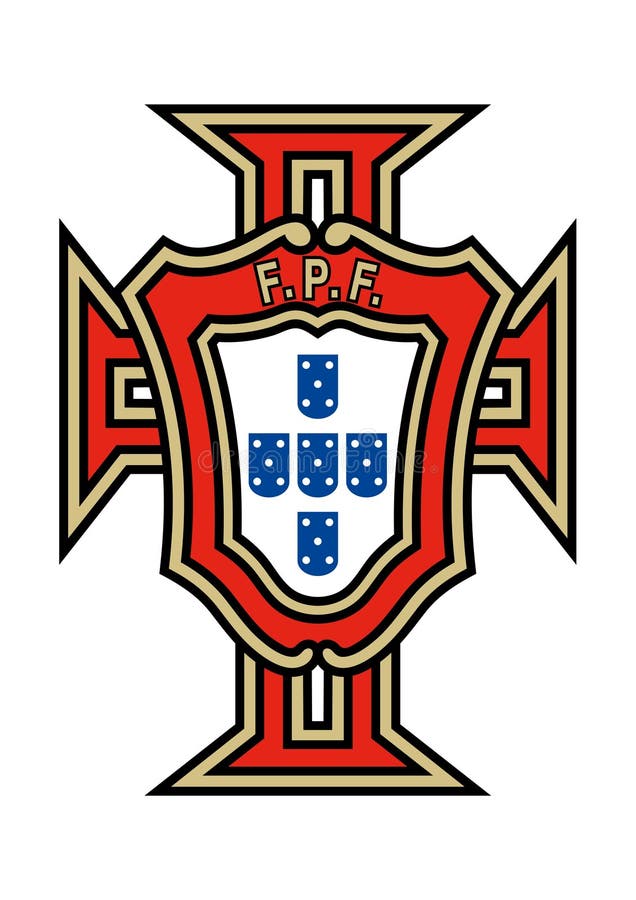 Portugal Logo Nationaal Voetbalelftal Fpf Redactionele Afbeelding Illustration of doel