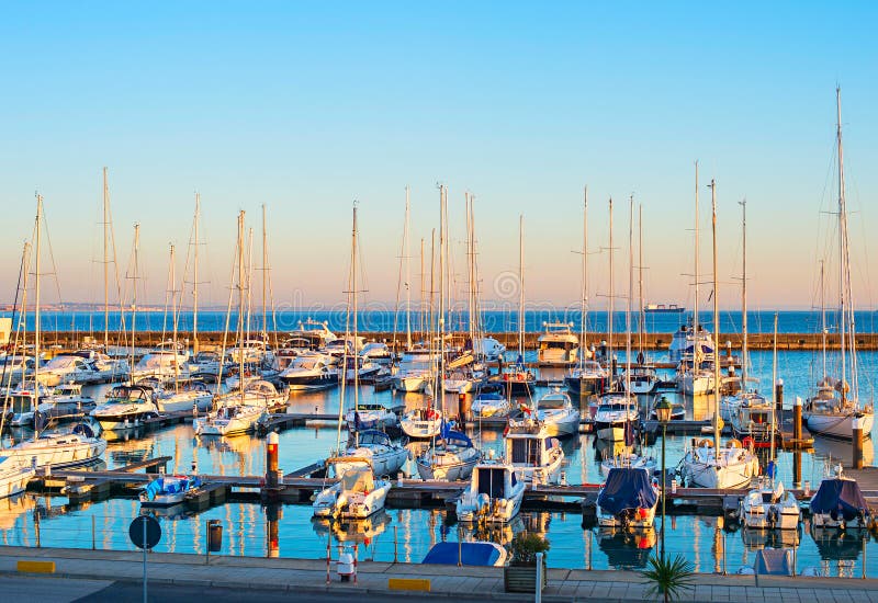 Portugal luxury marina. Cascais