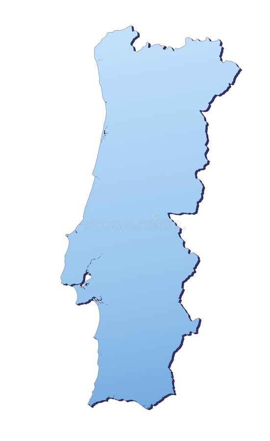 Portugal Marked By Blue In Grey Political Map Of Europe. Vector  Illustration. Stock Photo, Picture and Royalty Free Image. Image 90281757.