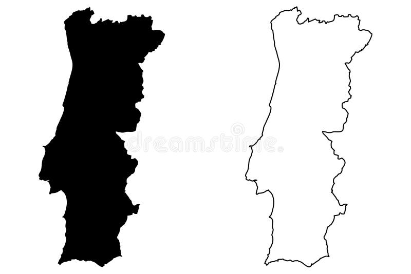 Vector Maps of Portugal