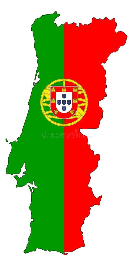 Mapa de Portugal com Regiões 153659 Vetor no Vecteezy