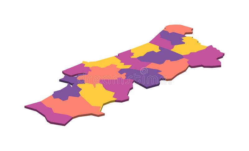 Vector Map Portugal Districts Autonomous Regions Subdivided Municipalities  Each Region Stock Vector by ©Jktu_21 175841466