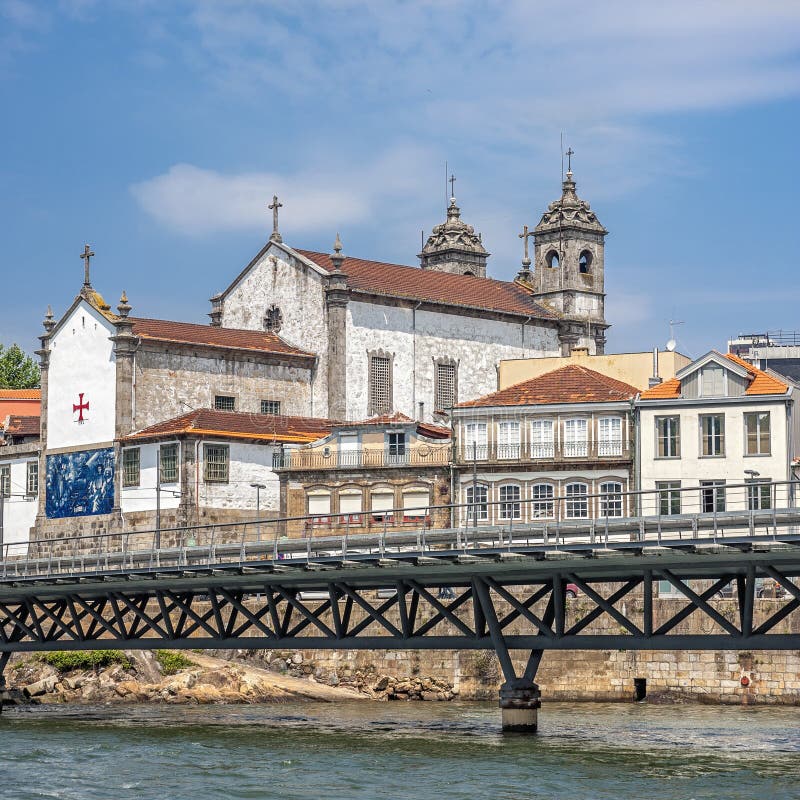 Portugal, Porto Kirche der Bruderschaft der heiligen Seelen und lizenzfreie stockfotos