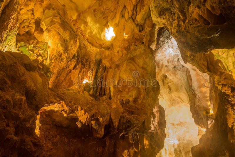 Portuguese cave Grutas da Moeda.