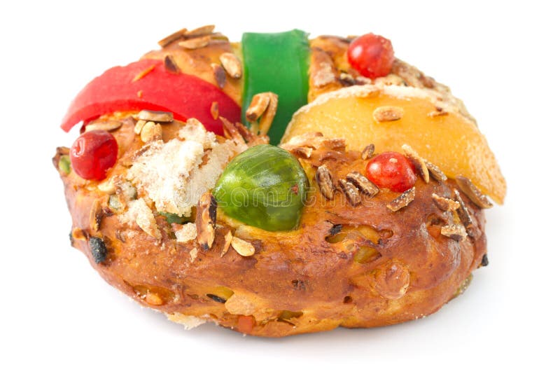 Portuguese Christmas cake stock image
