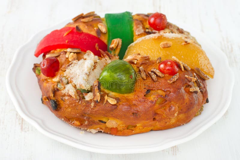 Portuguese Christmas cake royalty free stock images