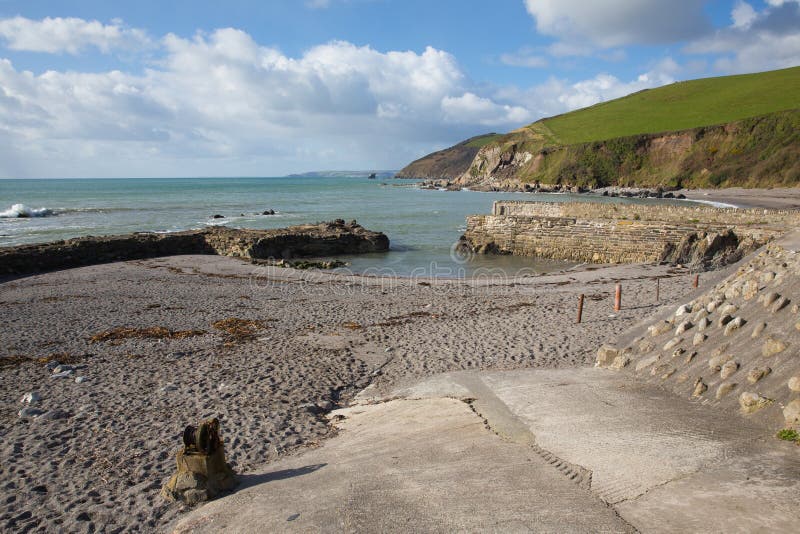 Portwrinkle Cornwall England UK harbour near Looe