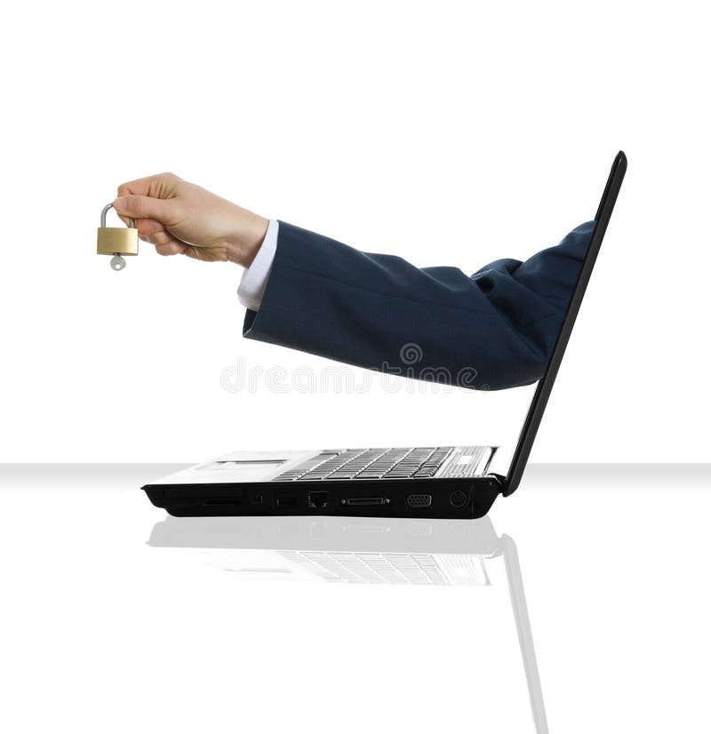 Portátil imagem de stock