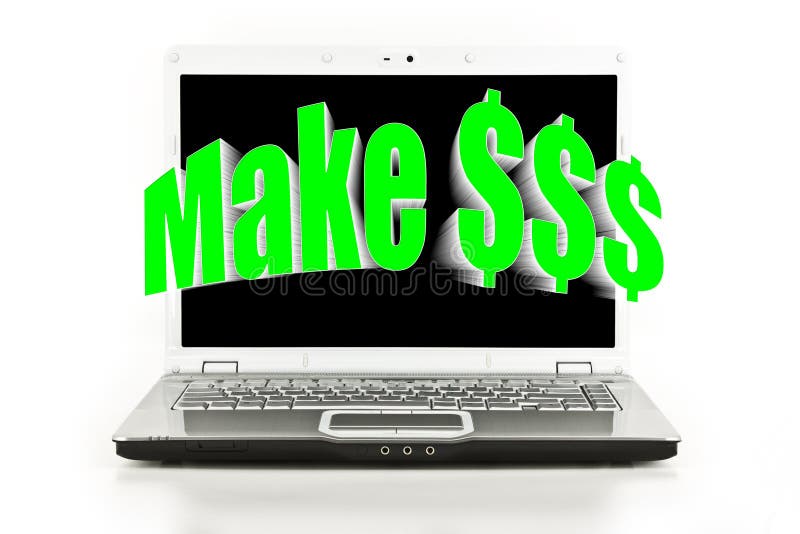 Make $$$ blasting out of a laptop computer screen. Make $$$ blasting out of a laptop computer screen.