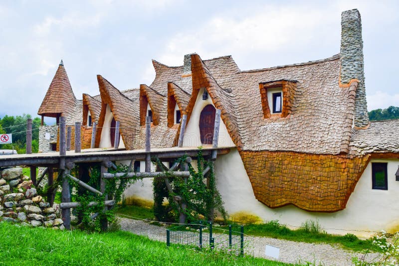 Clay Castle Valley of the Fairies in Porumbacu de Sus, Romania. Porumbacu de Sus, Romania - July 31, 2018: Clay Castle Valley of the Fairies. Fairy clay castle stock photography Clay Castle Valley of the Fairies in Porumbacu de Sus, Romania. Porumbacu de Sus, Romania - July 31, 2018: Clay Castle Valley of the Fairies. Fairy clay castle stock photography