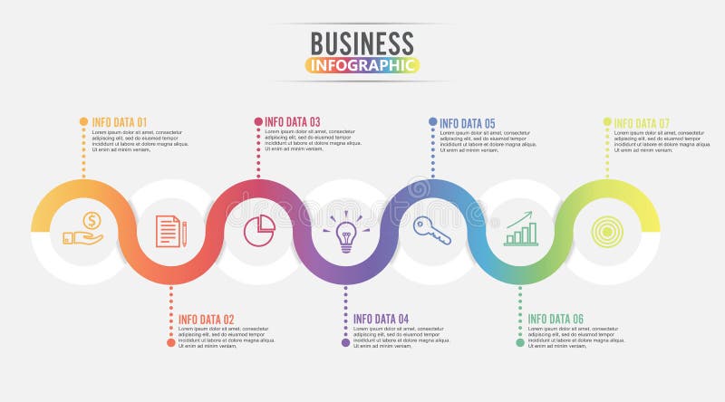 7 porções ícones infographic do projeto e do mercado podem ser usadas para a disposição dos trabalhos, diagrama, relatório, desig ilustração do vetor 7 porções ícones infographic do projeto e do mercado podem ser usadas para a disposição dos trabalhos, diagrama, relatório, desig ilustração do vetor